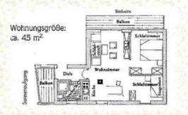 Grundriss Appartement 3